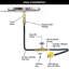Poêle et anneau de foyer d'extérieur en acier inoxydable avec ensemble de connexion au propane liquide de luxe-102237823