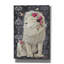  «White Lion» par Heather Gauthier, art mural sur toile, 40 po x 60 po