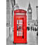 «Red Barrel Studio® Terrible, Aurelien Gallery», art sur toile tendue sous le titre: London, téléphone TG5807-548053187