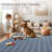 Modern Braided Printed Rug Stain Resistant Carpet with Non-Slip Backing Low Pile Floor Cover Kitchen Hallway Entryway-1992765569