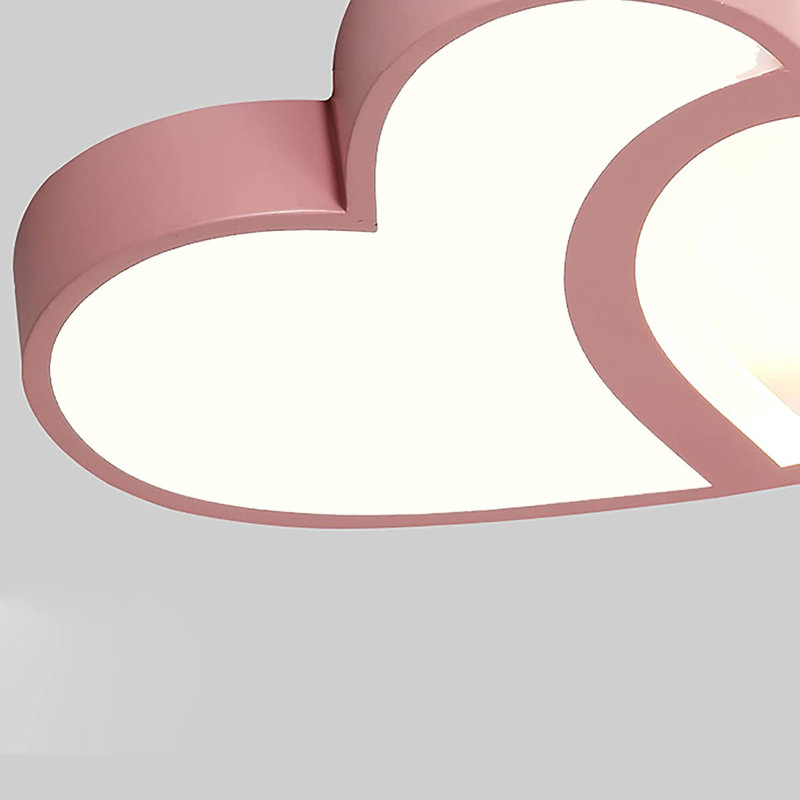 Kechi Acrylic LED Flush Mount, Pink