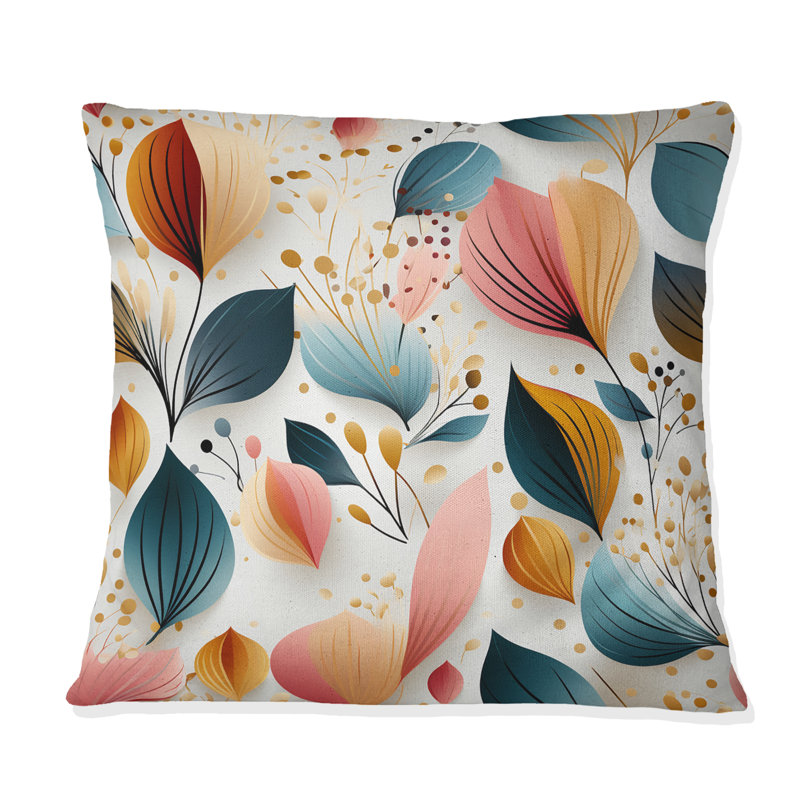 Coussin Botanical, H 16 po x l 16 po