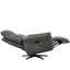 Fauteuil inclinable électrique pivotant en cuir Longin-329067064