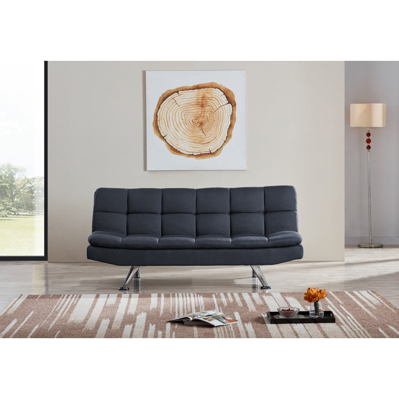Oakland 3 Seater Sofa Bed, Charcoal 