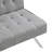 WOOD FRAME, STAINLESS LEG, FUTON, SOFA BED GREY-741717918