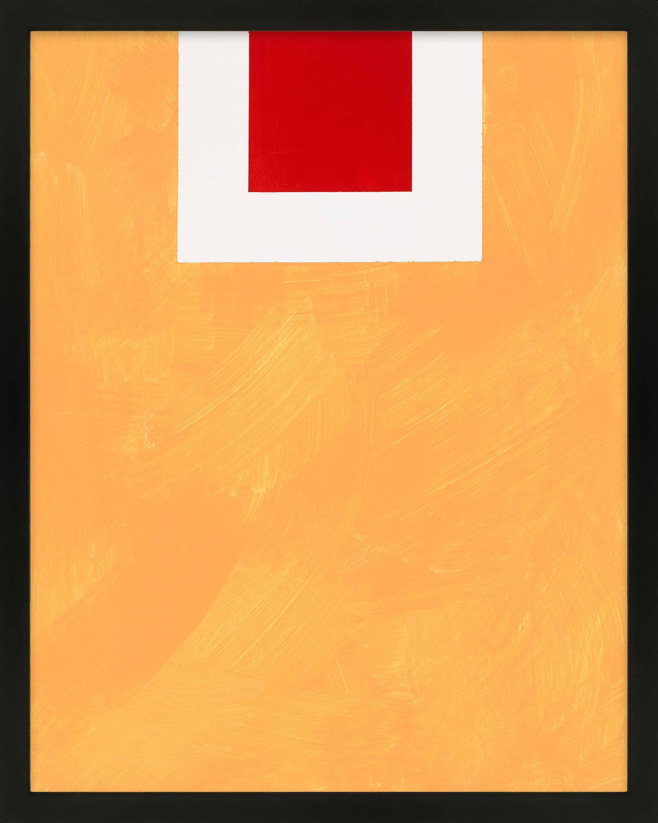 Square Sunrise Print by Robert Kamnatnik, Black Framed Paper, 38" H x 30" W x 1.25" D