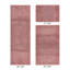 Ensemble de tapis pour salle de bain 3 pièces 100% coton 2155 g / m² Merkle, certifié OEKO-TEX®, envers en latex antidérapant, touffeté moelleux, super absorbant et lavable à la machine pour la salle de bain, la douche et la baignoire, rose-1219724988-1268251130