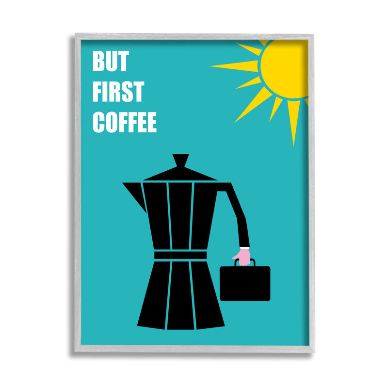 But But Coffee Coffee Morning Sun Business Espresso, art numérique sur estampe numérique par Atelier Posters