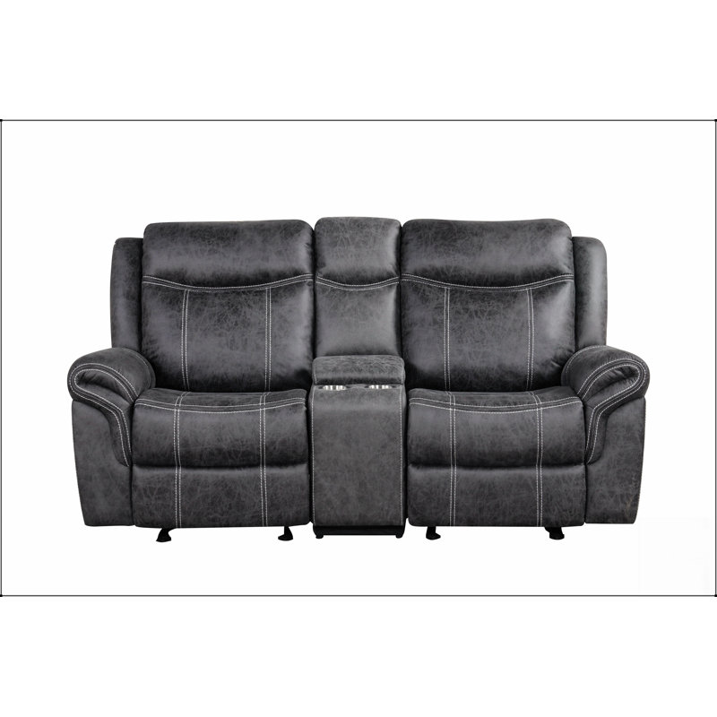 Causeuse en microfibre Zubaida Power Motion