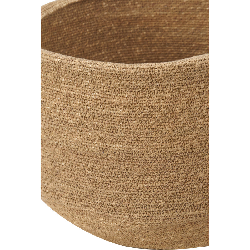 Beachcrest Home Seagrass Decorative Basket