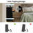 4 Drawer Dresser with Charging Station & LED Lights, Modern Chest with Power Outlets for Bedroom-1456673230