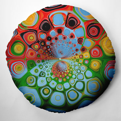 Abstract Reversible Throw Pillow
