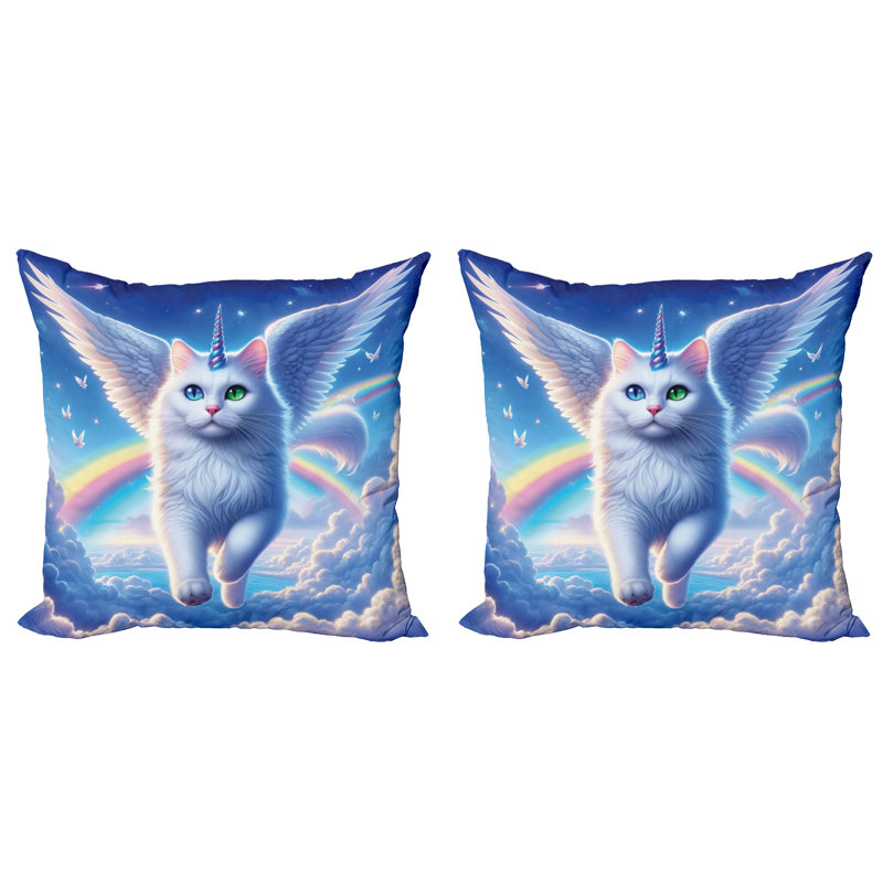 Reversible Pillow Cover, 18"H x 18"W