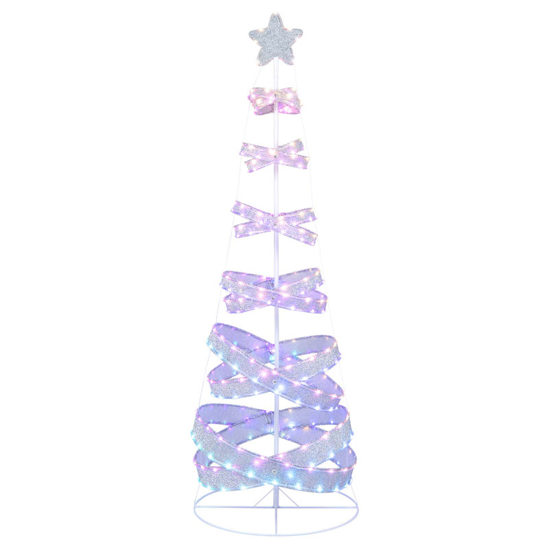 Arbre de Noël artificiel éclairé 7 pi
