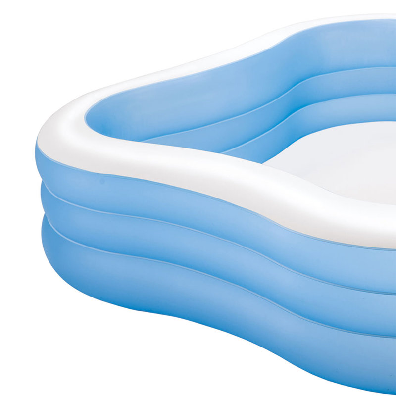 Pompe à air à remplissage rapide 120 V Intex et piscine gonflable pour enfants 90 po x 90 po x 2 po Intex