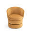 Upholstered Swivel Barrel Chair-1123105295