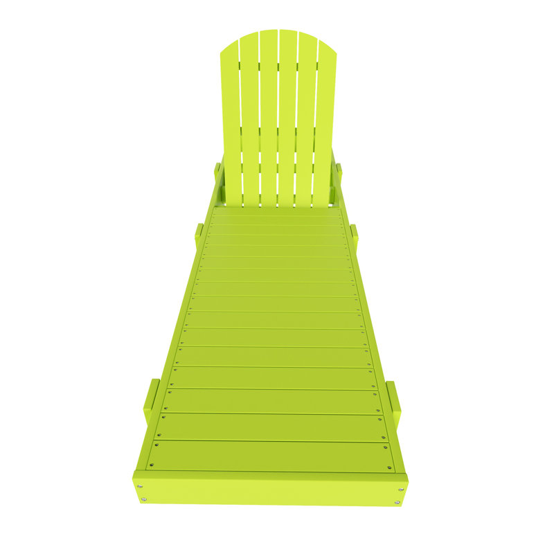 Méridienne inclinable en poly 77,7 po, Lime