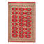 Finest Peshawar Bokhara Red Rug 5'6" x 7'10"