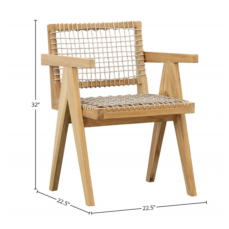 Ursula Teak Outdoor Dining Chair