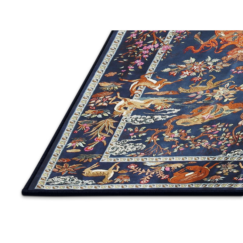 Floral Indoor Rug, Rectangle 4' x 6'