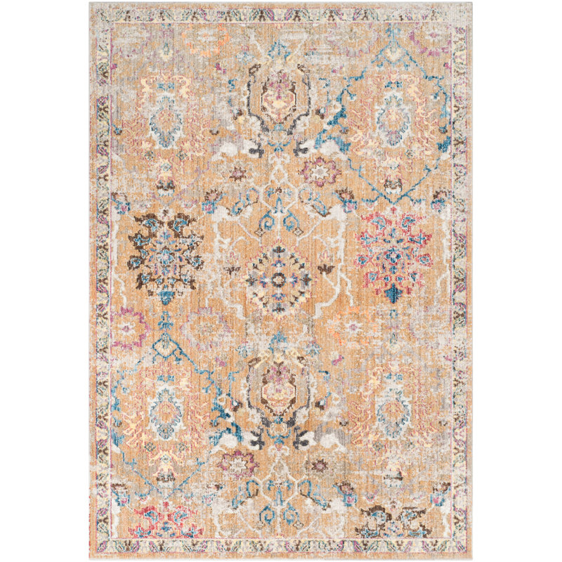 Onasander Performance Oriental Rug, Rectangle 6' x 9'