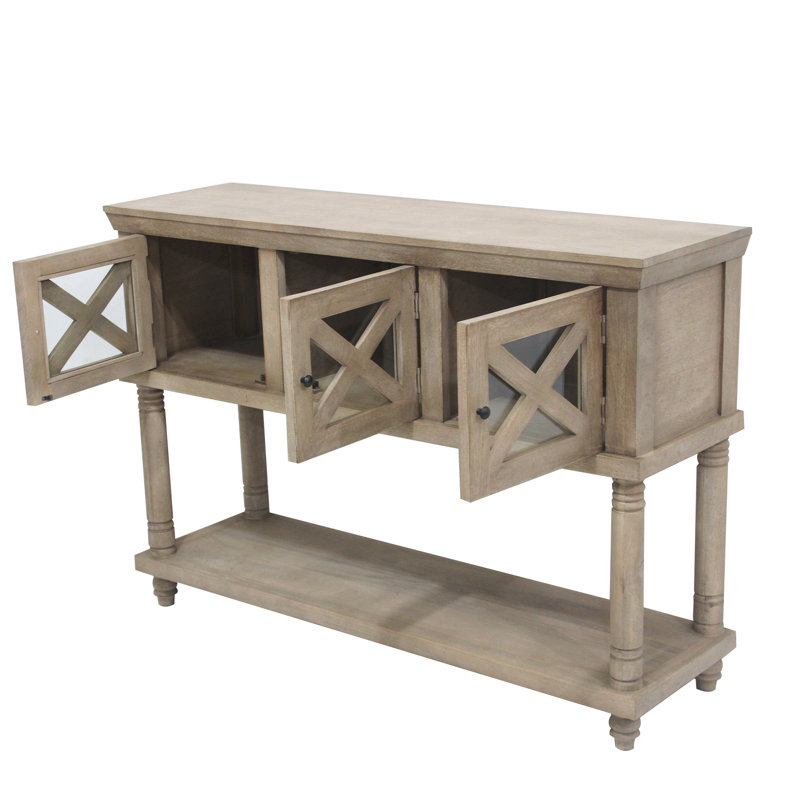 Aramantha 54'' Solid Wood Console Table