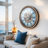 THE GEARS CLOCK Wall Clock with Real Moving Gears MO-LI_ 26 in Round LA-CONDAMINE