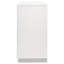 Commode 6 tiroirs blanche ultrabrillante