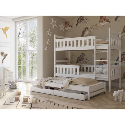 Ranchero Bunk Bed with Storage Included with Trundle Included