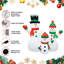 Gonflable familial bonhomme de neige