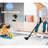 2x8 Blue// Area Rug, Non-shedding Stain , For Study Motivated Nursery Laughter-2059570587