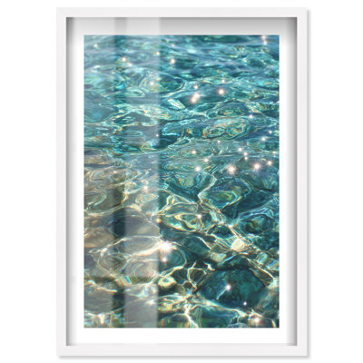 «Liquide Starlight Shadowbox Print», photographie de voyage par Notoriart, cadre blanc, 11 x 16