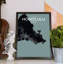 Honolulu City Map - No Frame Print-595854668