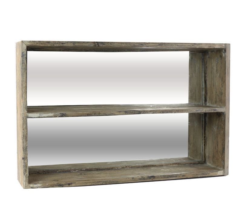 Axl 2 Piece Pine Cube Shelf
