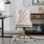 Chaise de bureau, fauteuil de bureau rembourré en velours capitonné-654761725
