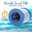 Filtre réutilisable Sunset - compatible avec un spa de piscine gonflable, une cartouche de remplacement de filtre, compatible avec les modèles: SLSPA4RND, SLSPA4SQA, SLSPA6RND et SLSPA6SQA