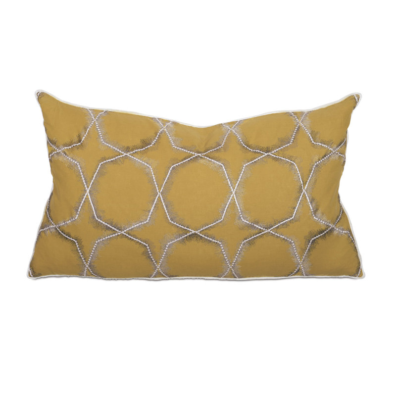 Nico Geometric Linen Pillow Sham, King