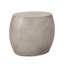 Table d'extérieur en béton léger - Conception ovale minimaliste pour la cour arrière, grise, l 25,24 po x P 17,66 po, H 19,87 po, prêt à déguster, sans assemblage requis