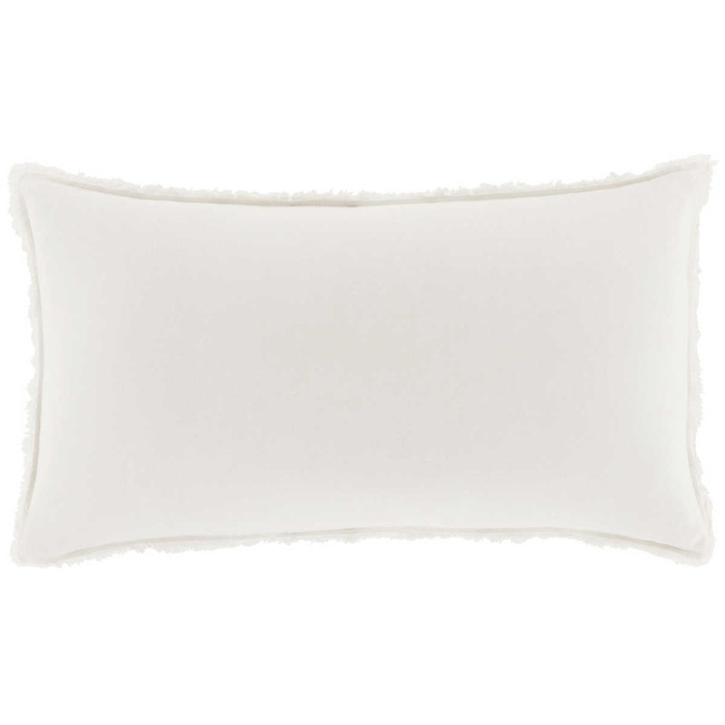 Faye Linen Sham, King, Dove White