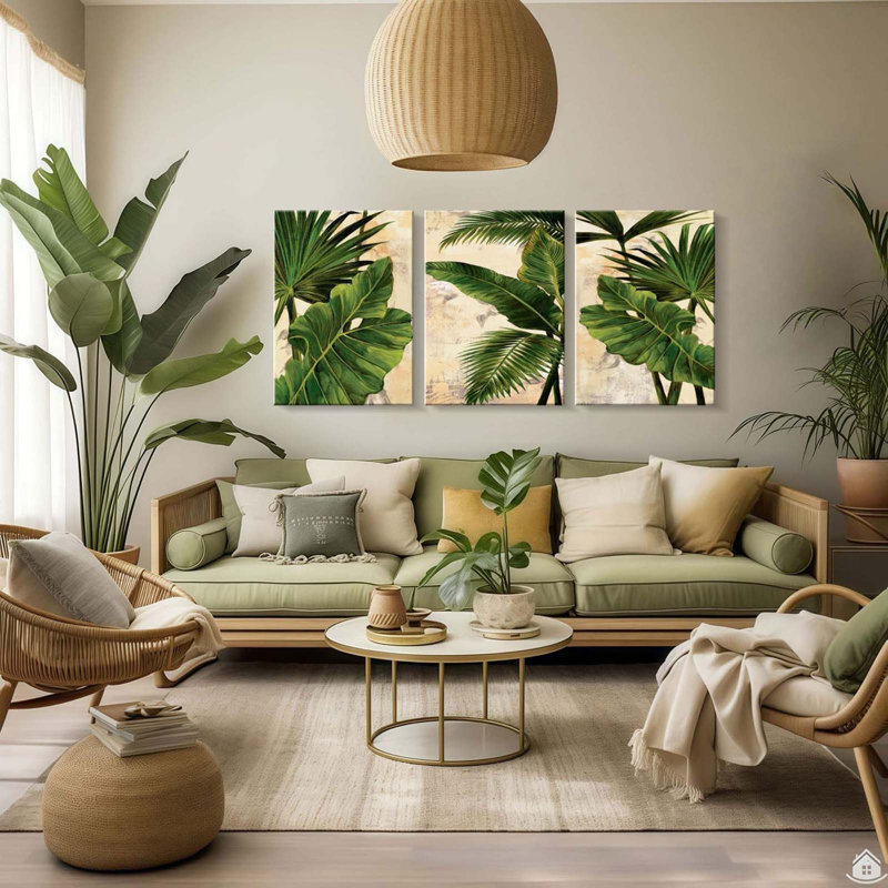 3 Piece Wrapped Canvas Print, 40 cm H x 30 cm W