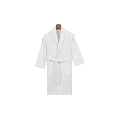 Peignoir au-dessus du genou 100% coton avec poches Leong