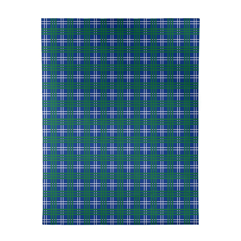 Plaid Indoor Rug, Rectangle 8' x 10'