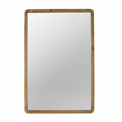 24"x36" Rectangle Wood Mirror