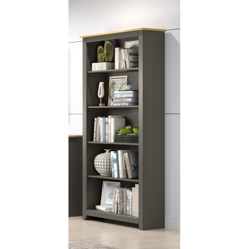 Crowther 5 Shelf Tall Wide Bookcase