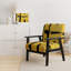 Fauteuil d'appoint rembourré Glam Dancing Shape I-1447969170