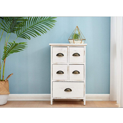 Golden Heights Solid Wood 40 cm W Chest of 5 Drawers