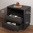 23.6" W 2-Drawer Nightstand with Charging Station and LED Lighting-1752447524