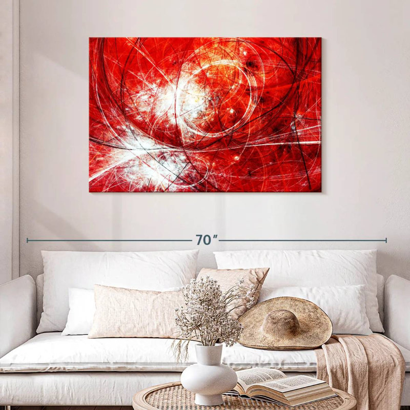 Avery Crimson Universe Abstract, H 30 po x l 45 po