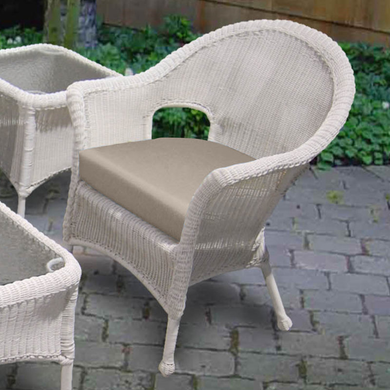 Coussin de chaise longue d'extérieur 2 po Sunbrella®, Tissage uni cendre coulée Sunbrella®