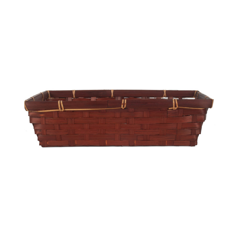 Flintville Wicker Bamboo Packing Tray Basket